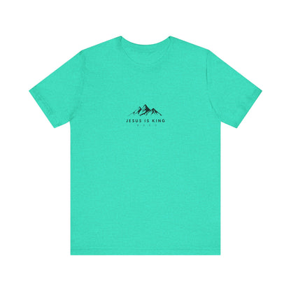 Unisex Jersey Short Sleeve Tee Jesus Is King