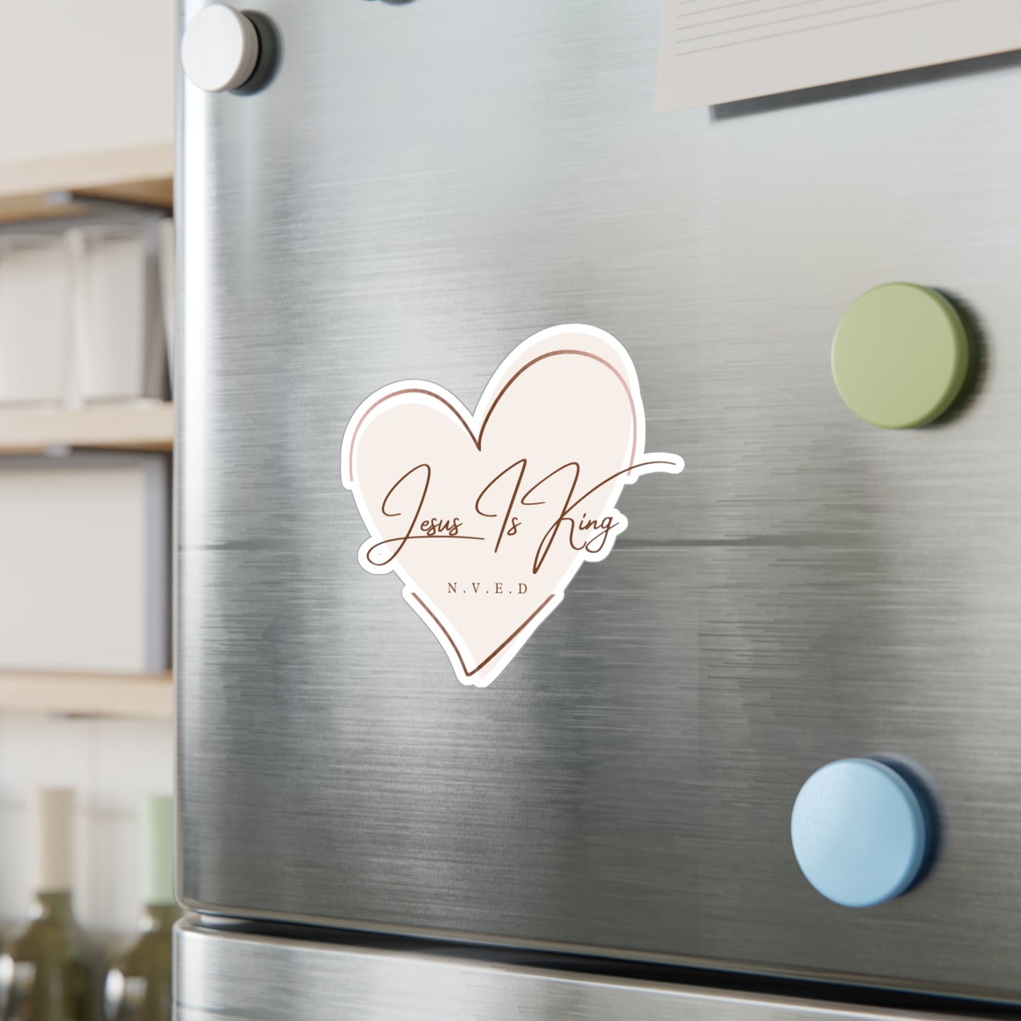 Jesus is King Kiss-Cut Vinyl Decals