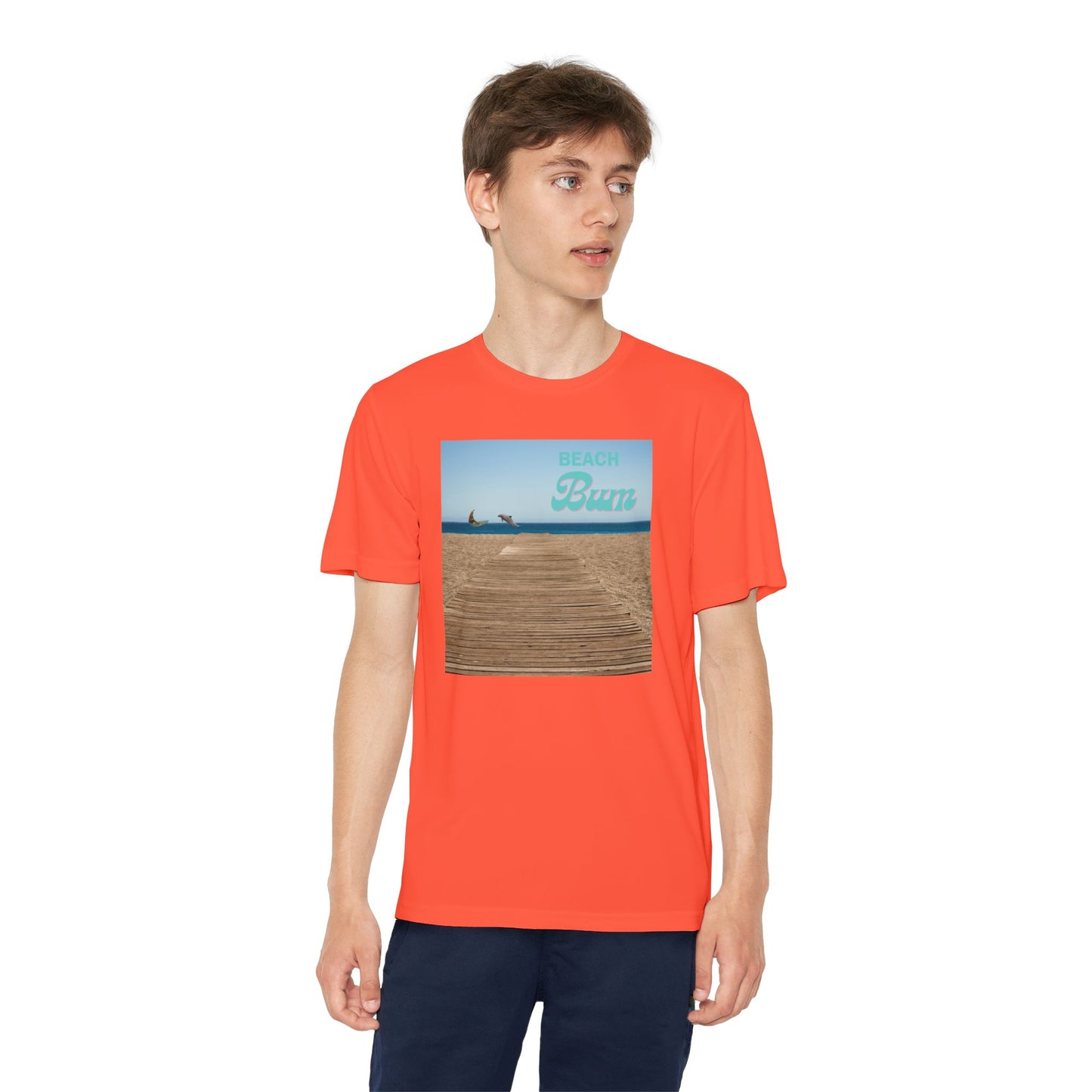 Beahc Bum T- Shirts Youth Competitor Tee