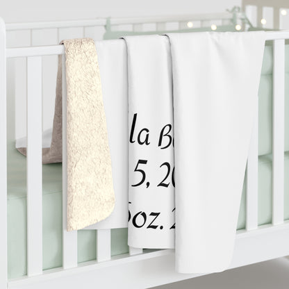 Newborn Baby Sherpa Fleece Blanket
