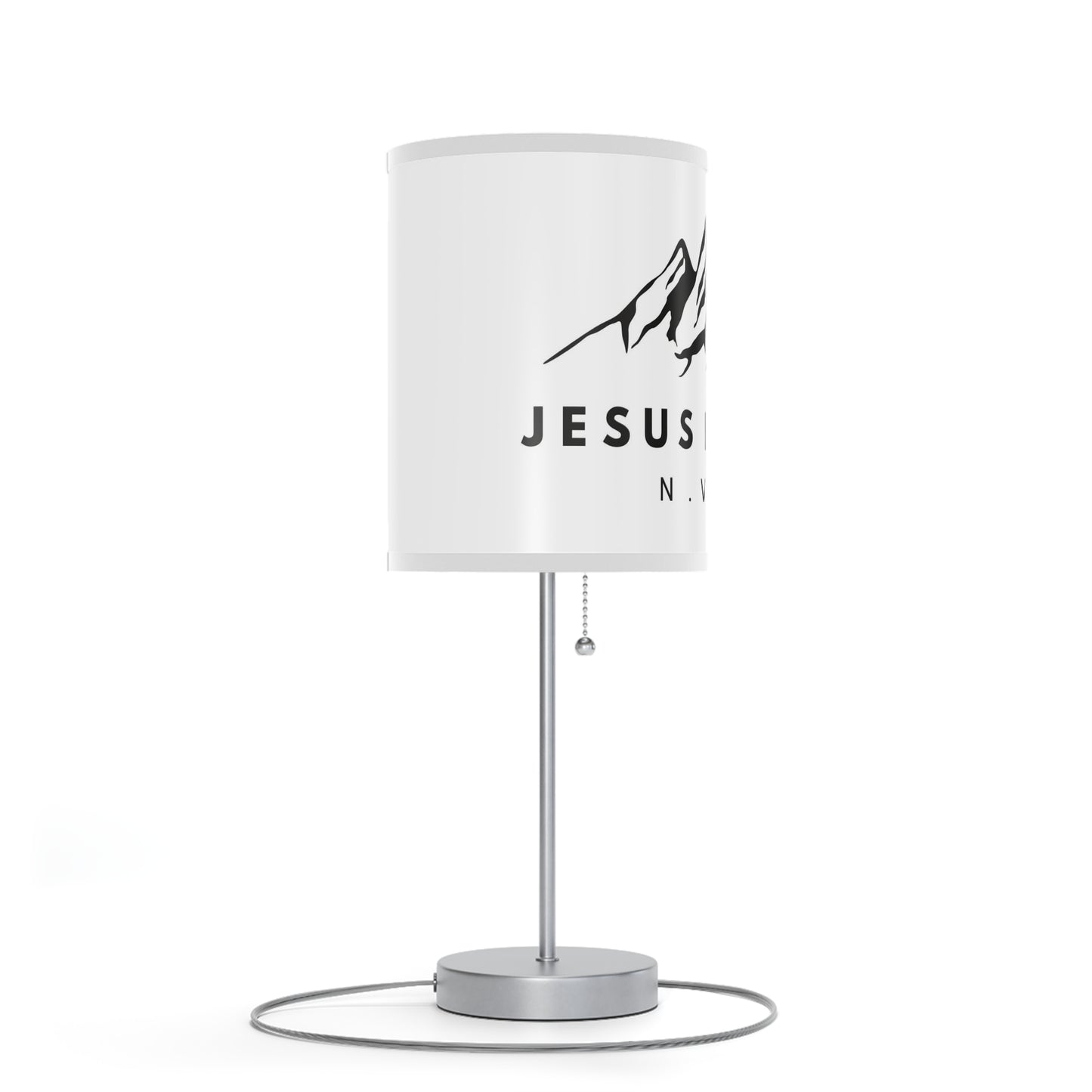 Jesus Is King Lamp on a Stand, US|CA plug