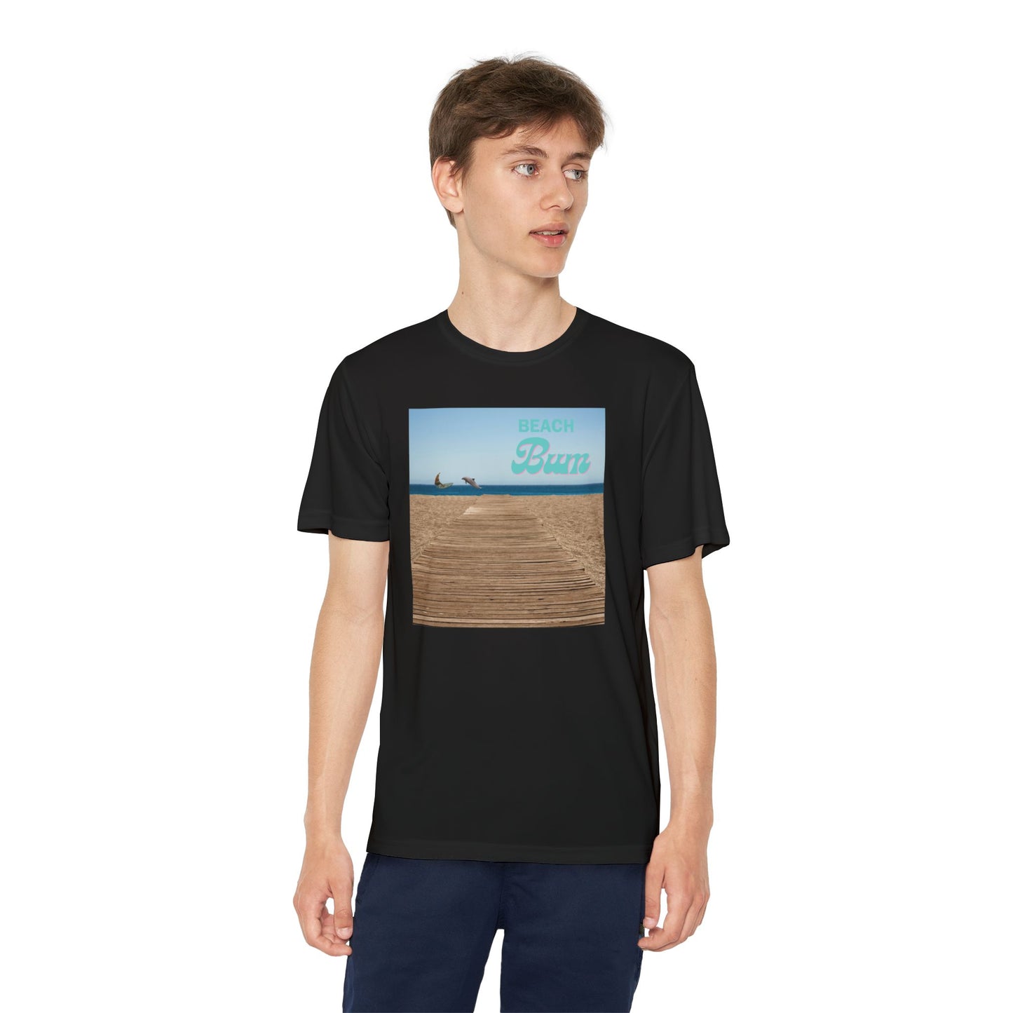 Beahc Bum T- Shirts Youth Competitor Tee