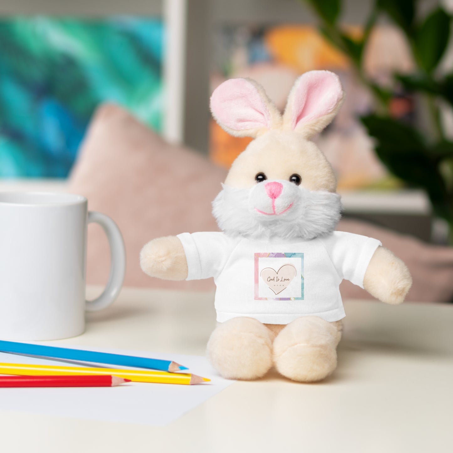 God is Love Stuffed Animals with Tee