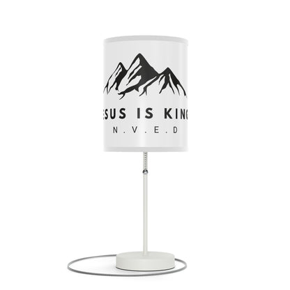 Jesus Is King Lamp on a Stand, US|CA plug