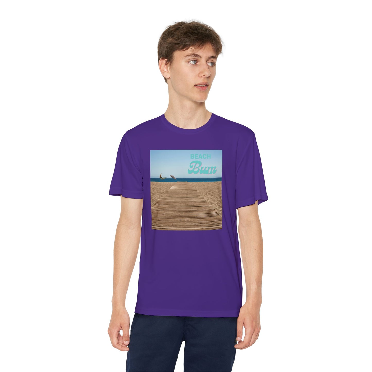 Beahc Bum T- Shirts Youth Competitor Tee