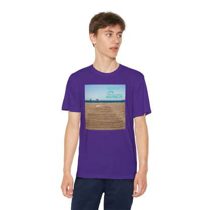 Beahc Bum T- Shirts Youth Competitor Tee