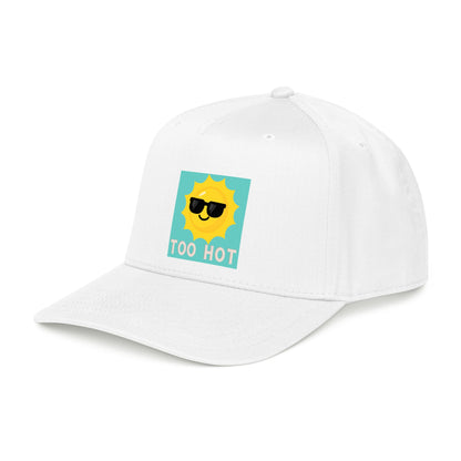 TOO HOT Sun with Sunglasses  Mid Profile Baseball Cap