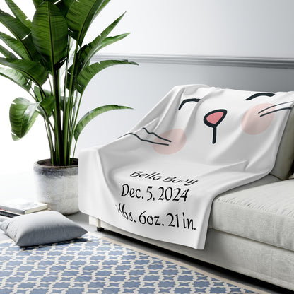 Newborn Baby Sherpa Fleece Blanket