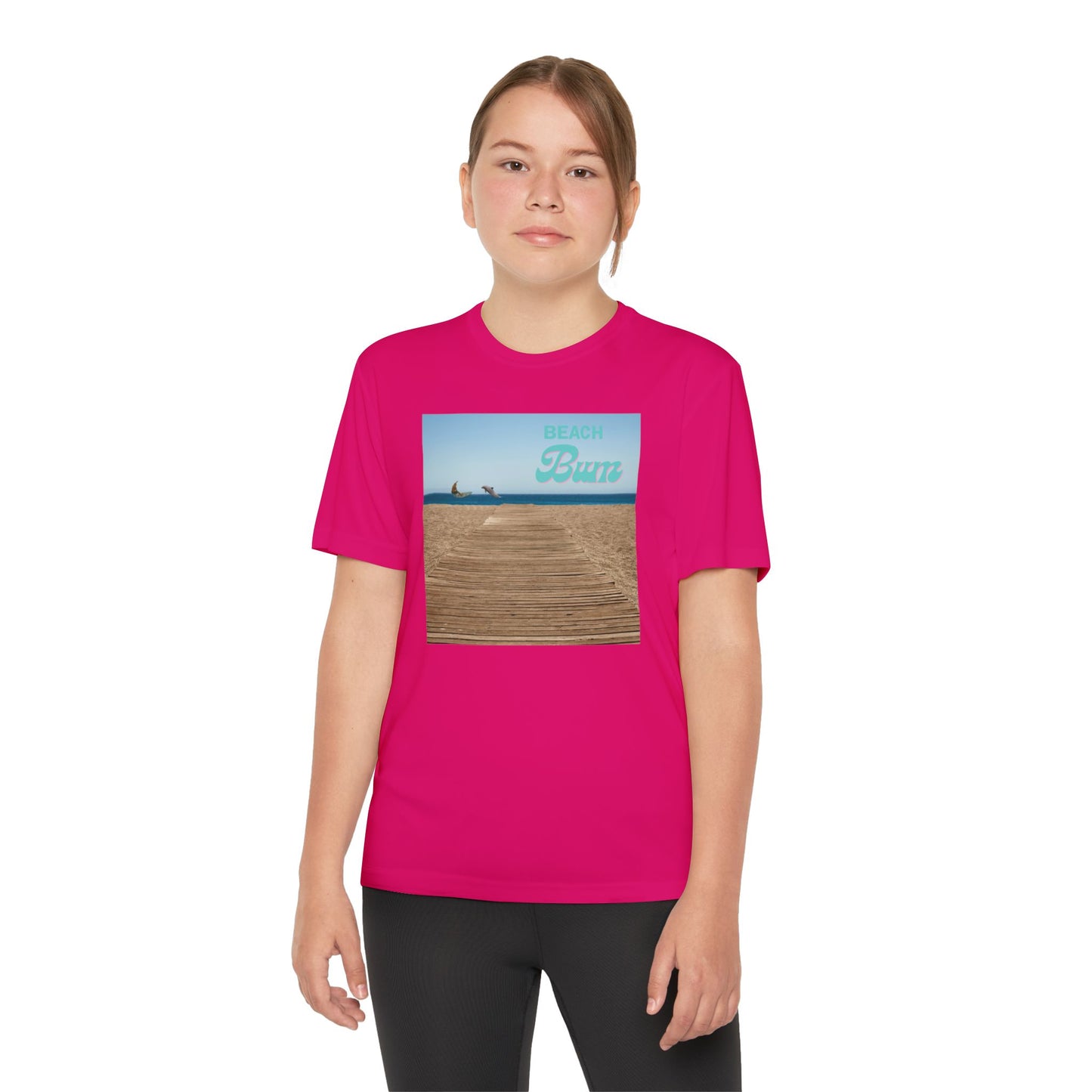 Beahc Bum T- Shirts Youth Competitor Tee