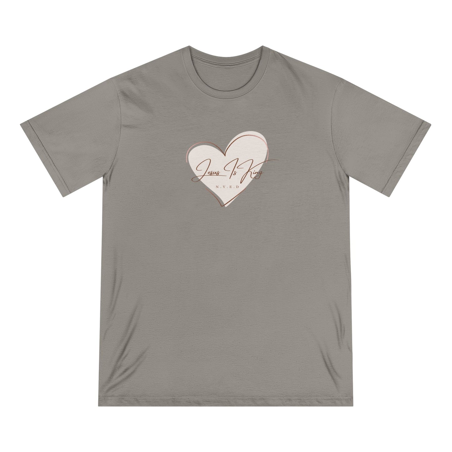 Jesus is King  N.V.E.D made with love Organic Staple T-shirt