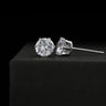 Cubic Zirconia Earrings 14K White Gold Dipped settings and post Christmas Gifts, Annversary, birthday all occasions gift, wedding gift
