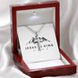 Personalized Stainless-steel Cross with snake chain Jesus Is King - Christians Unite  Best Gift for all occasions