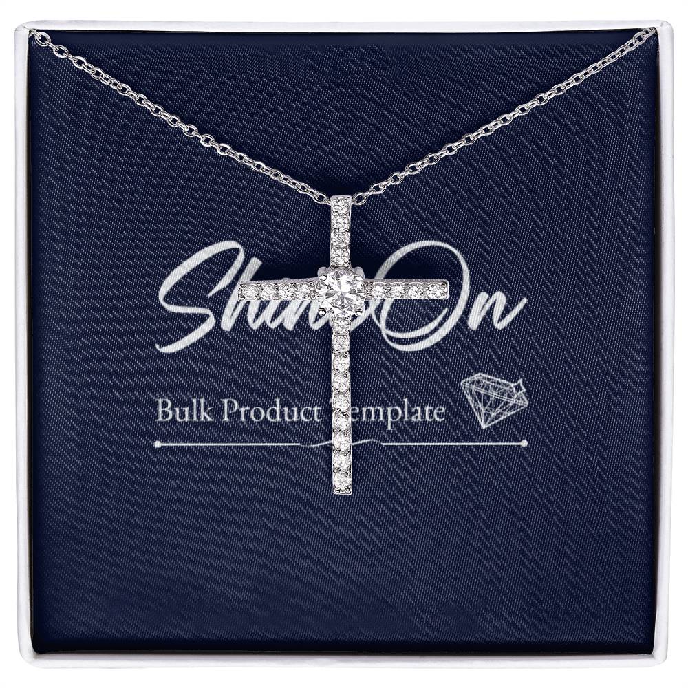 14K White Gold Dipped Cubic Zirconia Stones Beautiful Womens Necklace best gift for all occasions Weddings, Baptisms, Birthdays, Christmas and and all ages
