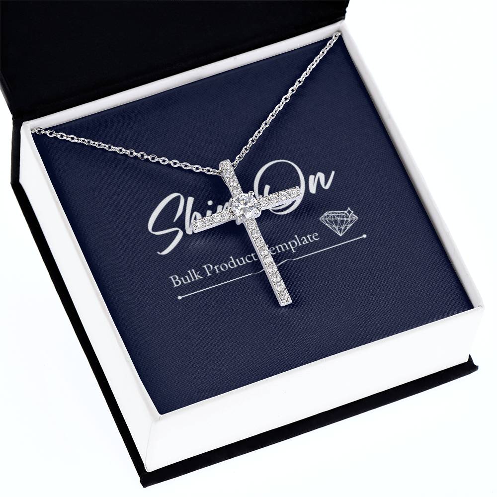 14K White Gold Dipped Cubic Zirconia Stones Beautiful Womens Necklace best gift for all occasions Weddings, Baptisms, Birthdays, Christmas and and all ages
