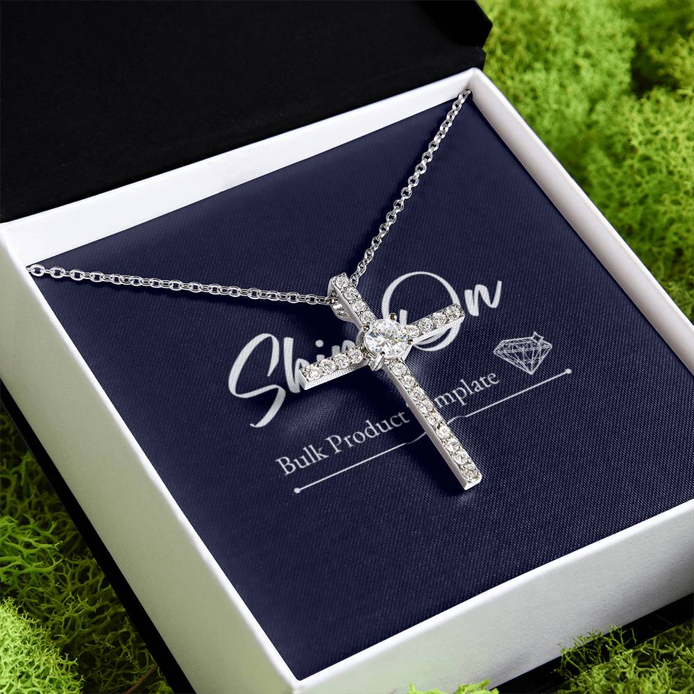 14K White Gold Dipped Cubic Zirconia Stones Beautiful Womens Necklace best gift for all occasions Weddings, Baptisms, Birthdays, Christmas and and all ages