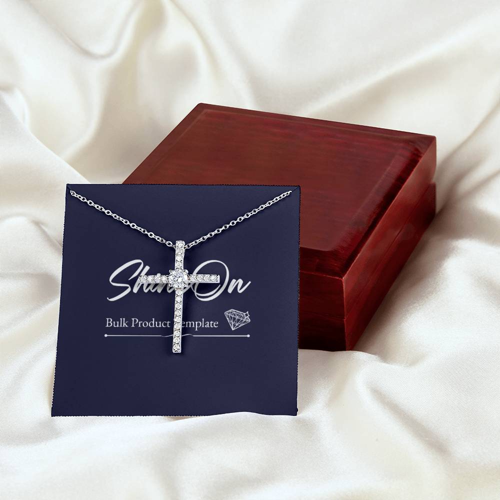 14K White Gold Dipped Cubic Zirconia Stones Beautiful Womens Necklace best gift for all occasions Weddings, Baptisms, Birthdays, Christmas and and all ages
