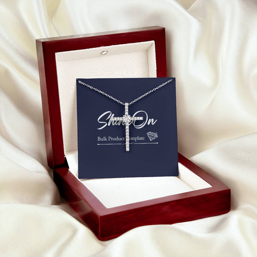 14K White Gold Dipped Cubic Zirconia Stones Beautiful Womens Necklace best gift for all occasions Weddings, Baptisms, Birthdays, Christmas and and all ages