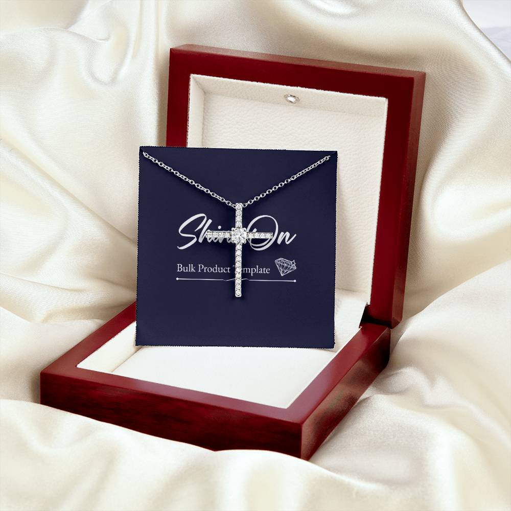 14K White Gold Dipped Cubic Zirconia Stones Beautiful Womens Necklace best gift for all occasions Weddings, Baptisms, Birthdays, Christmas and and all ages