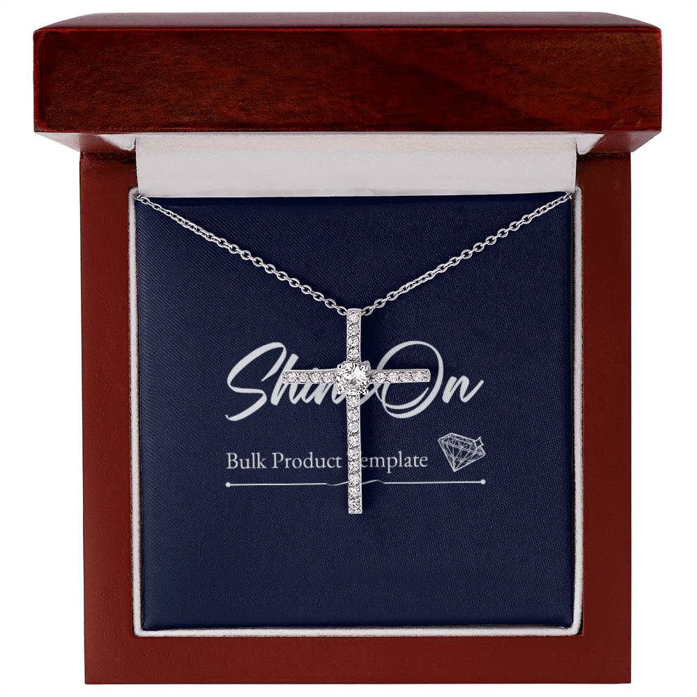 14K White Gold Dipped Cubic Zirconia Stones Beautiful Womens Necklace best gift for all occasions Weddings, Baptisms, Birthdays, Christmas and and all ages