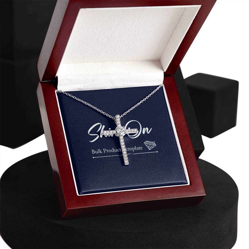 14K White Gold Dipped Cubic Zirconia Stones Beautiful Womens Necklace best gift for all occasions Weddings, Baptisms, Birthdays, Christmas and and all ages