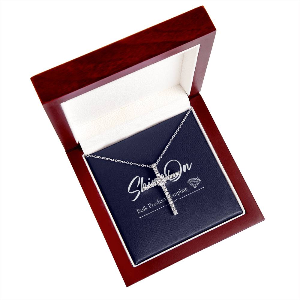 14K White Gold Dipped Cubic Zirconia Stones Beautiful Womens Necklace best gift for all occasions Weddings, Baptisms, Birthdays, Christmas and and all ages