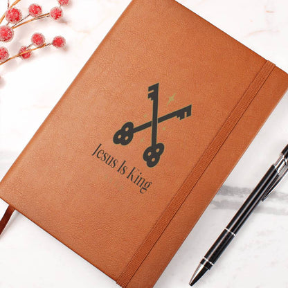 Unique vegan leather Journal, Graphic Journal, Great gift for all, Religious, DIY Devotion book