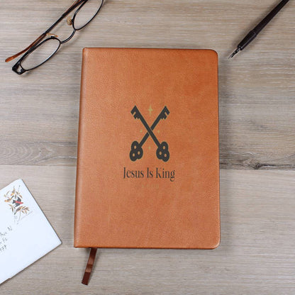 Unique vegan leather Journal, Graphic Journal, Great gift for all, Religious, DIY Devotion book