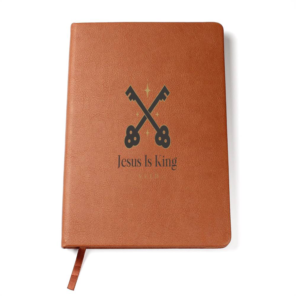 Unique vegan leather Journal, Graphic Journal, Great gift for all, Religious, DIY Devotion book
