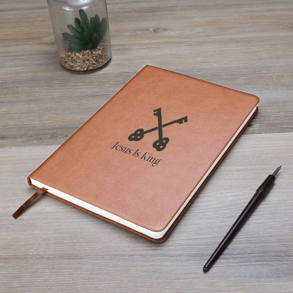Unique vegan leather Journal, Graphic Journal, Great gift for all, Religious, DIY Devotion book