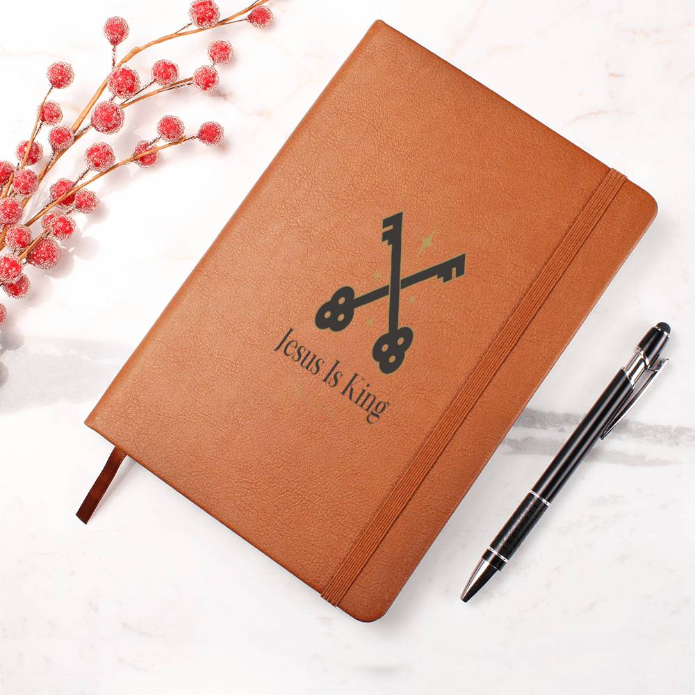 Unique vegan leather Journal, Graphic Journal, Great gift for all, Religious, DIY Devotion book