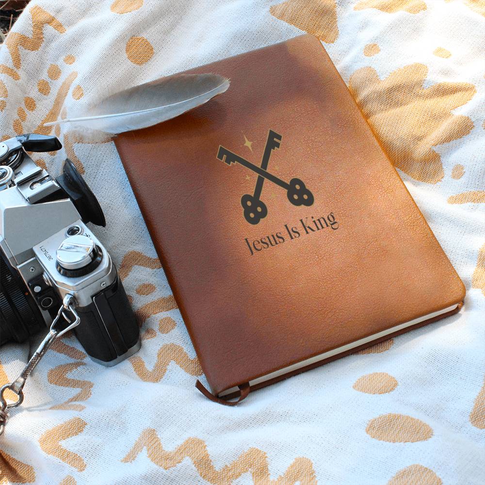 Unique vegan leather Journal, Graphic Journal, Great gift for all, Religious, DIY Devotion book