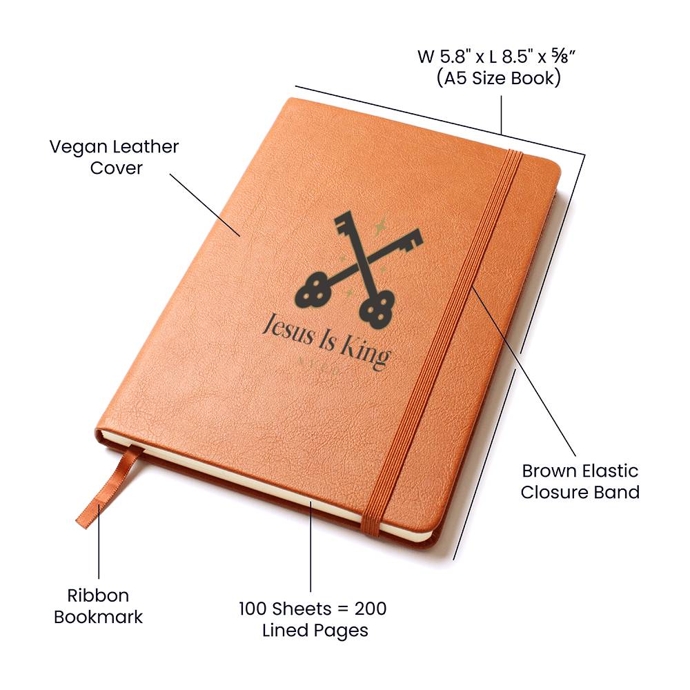 Unique vegan leather Journal, Graphic Journal, Great gift for all, Religious, DIY Devotion book