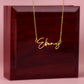 Gifts people will love Name necklace for the special people in you life God's Daughter
